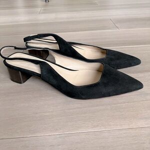 Theory Block Heel Slingback